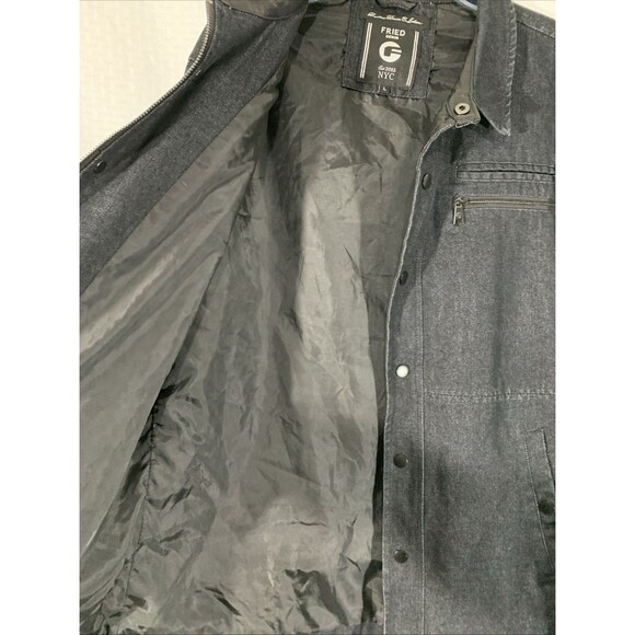 Fried Denim Jacket Mens L Excellent Button Up Pockets - Picture 4 of 8